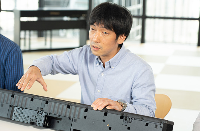 インタビュー風景の写真