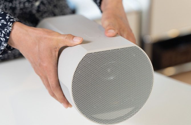 インタビュー風景の写真